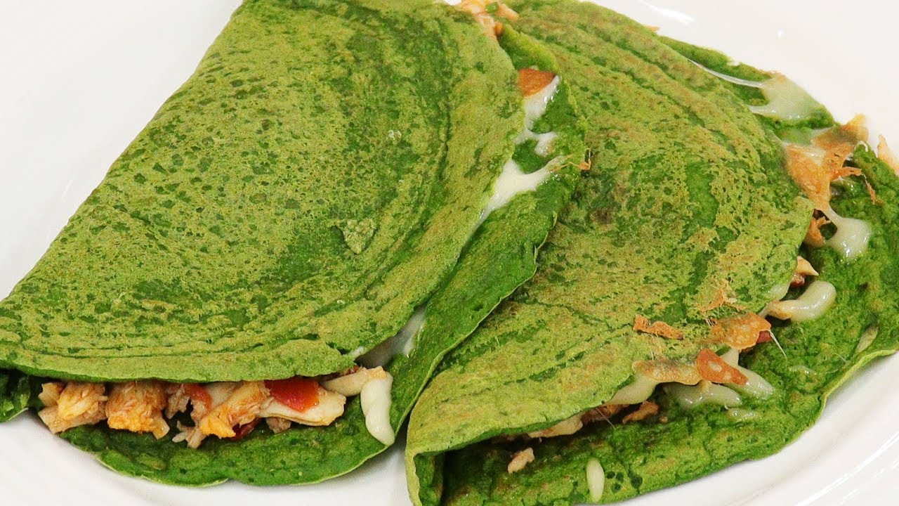 Tortillas de avena y espinaca YouTube