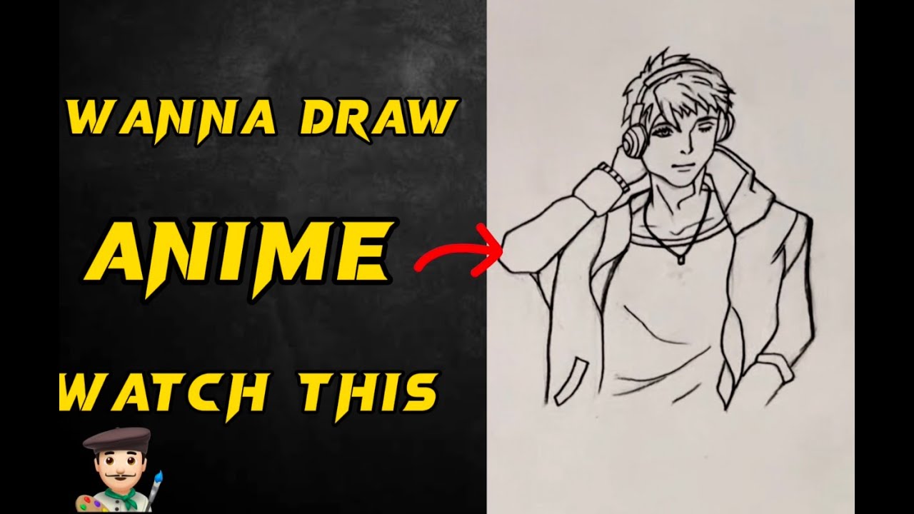 How to draw anime boy ||step by step for beginners || Anime drawing ...