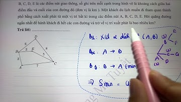 Toán 12. Trả lời ngắn - Đường đi Euler - Đường đi tối ưu - ôn thi TNTHPT