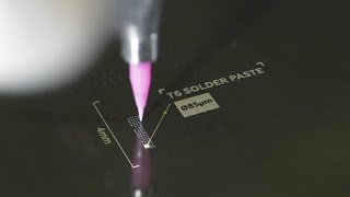 NSW High Density BGA T6 Solder Paste Micro-dispensing - ø80-100μm Dotting size