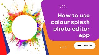 How to use colour splash photo editor app #colour #splash #photo #editor #app #technical #store screenshot 2