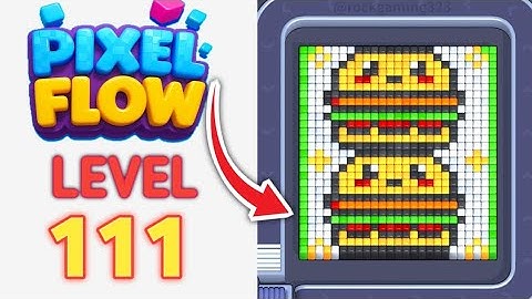 Pixel Flow Level 111 Walkthrough