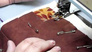 Joyofquilting - Machine quilting in the ditch using a Walking Foot