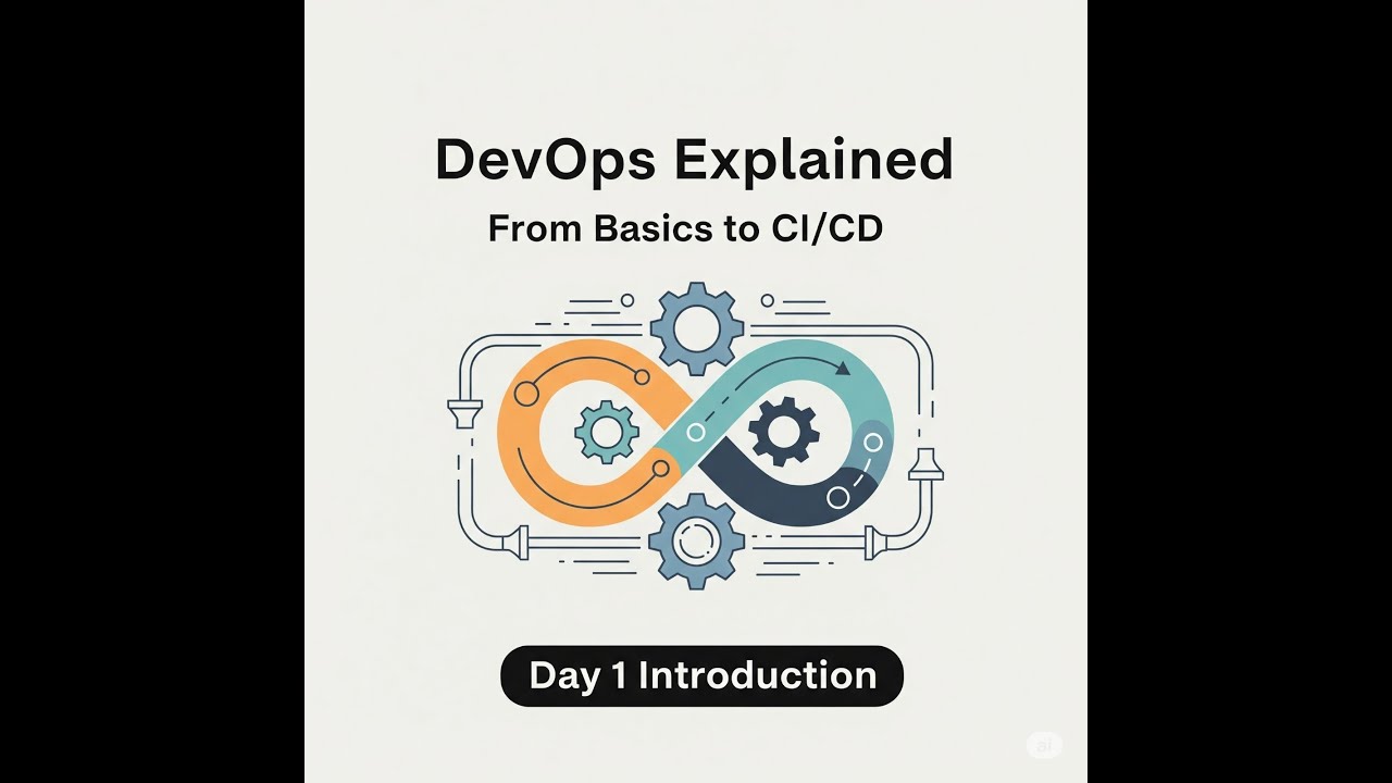 DevOps Explained: From Basics to CI/CD Fundamentals intro video : DAY 1 ...