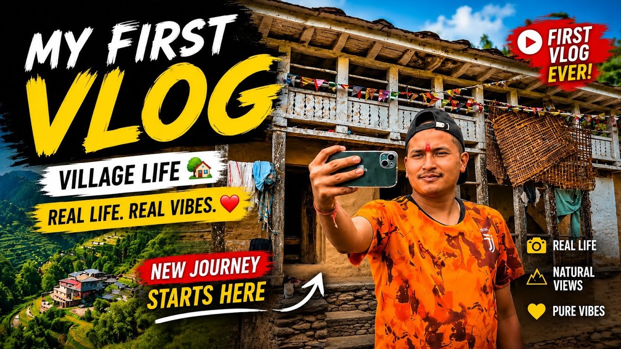 My First Vlog . My New Journey Start From Here - YouTube
