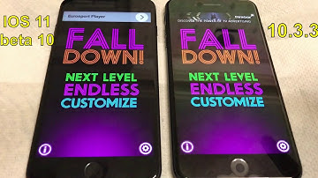 iPhone 7 Plus Speed test IOS 11 beta 10 vs 10.3.3