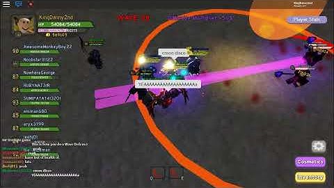 This is how you do Wave Defence with random people.