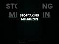 No Melatonin Needed | Your Body Already Knows How to Sleep #Shorts