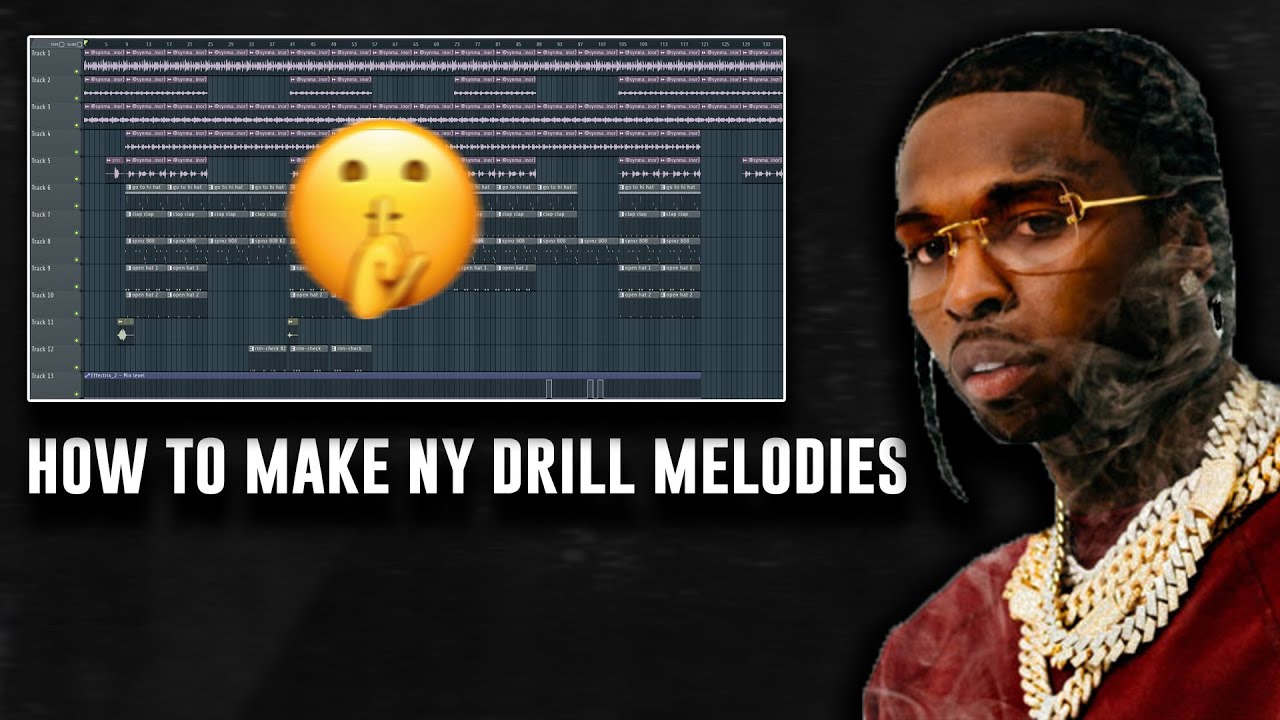 How To Make NY Drill Melodies For Pop Smoke And Fivio Foreign | NY Drill Tutorial 2021 | FL Studio