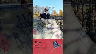 Learn the „Sit In“ – Aggressive Inline Skating for Beginners; Skating Pipes & Ramps on Inline Skates @skamidanen