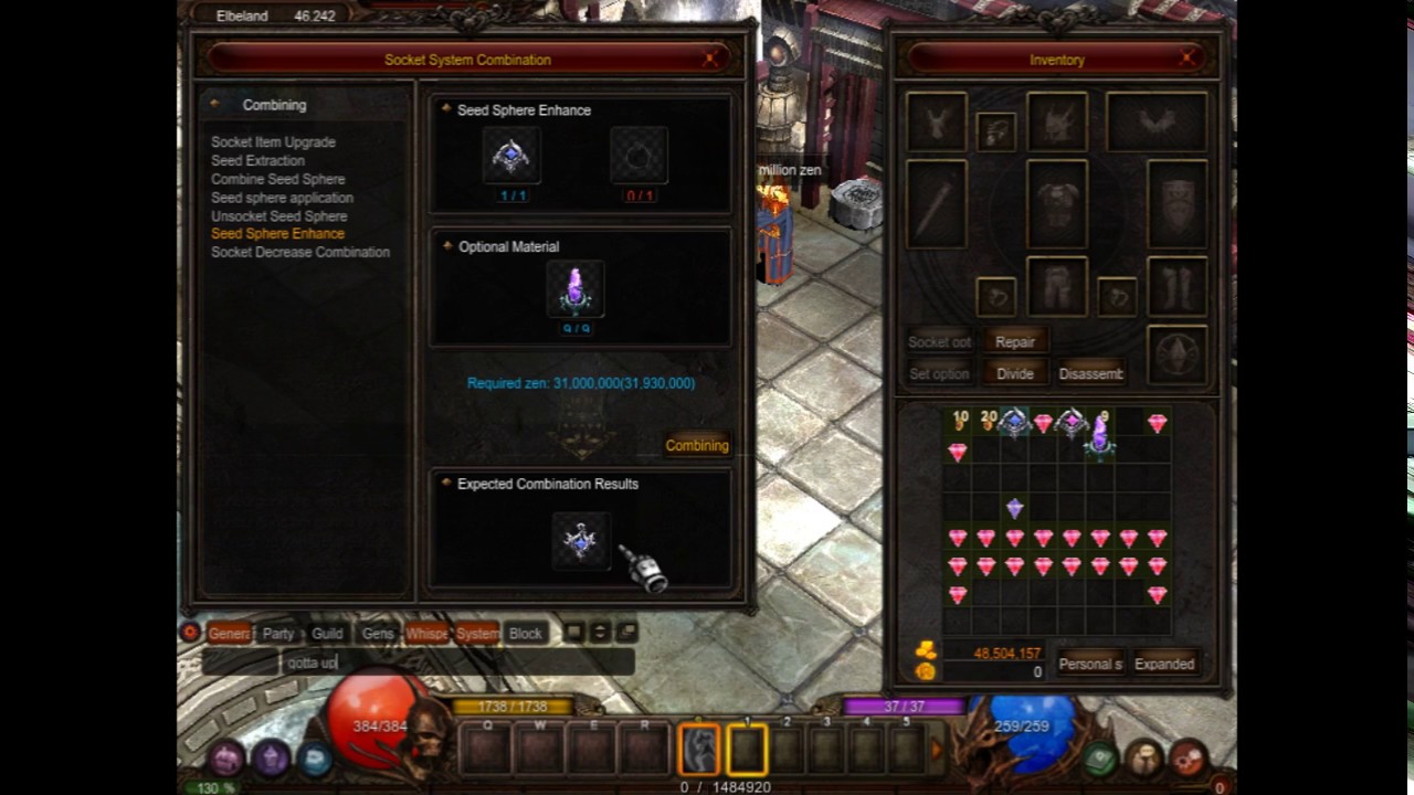 [Mu Online]Highest lvl seed achieved! O YouTube