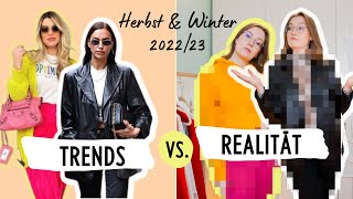 TRAGBAR? Herbst & Winter Mode Trends 2022 + 2023 im Reality-Check!