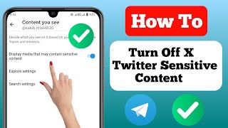 How To Turn Off X (Twitter) Sensitive Content Setting 2023 | Turn Off Twitter Sensitive Content