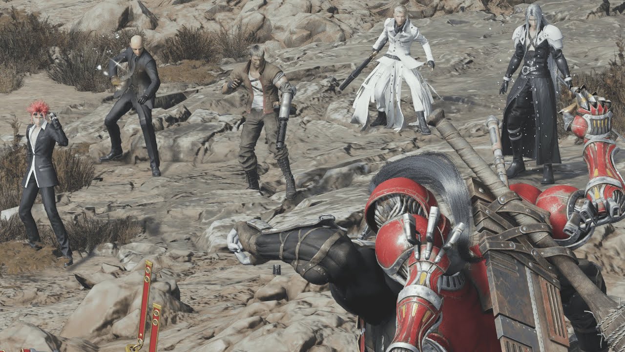 Sephiroth & Dyne & Reno & Rude & Rufus VS Gilgamesh | FINAL FANTASY 7 ...