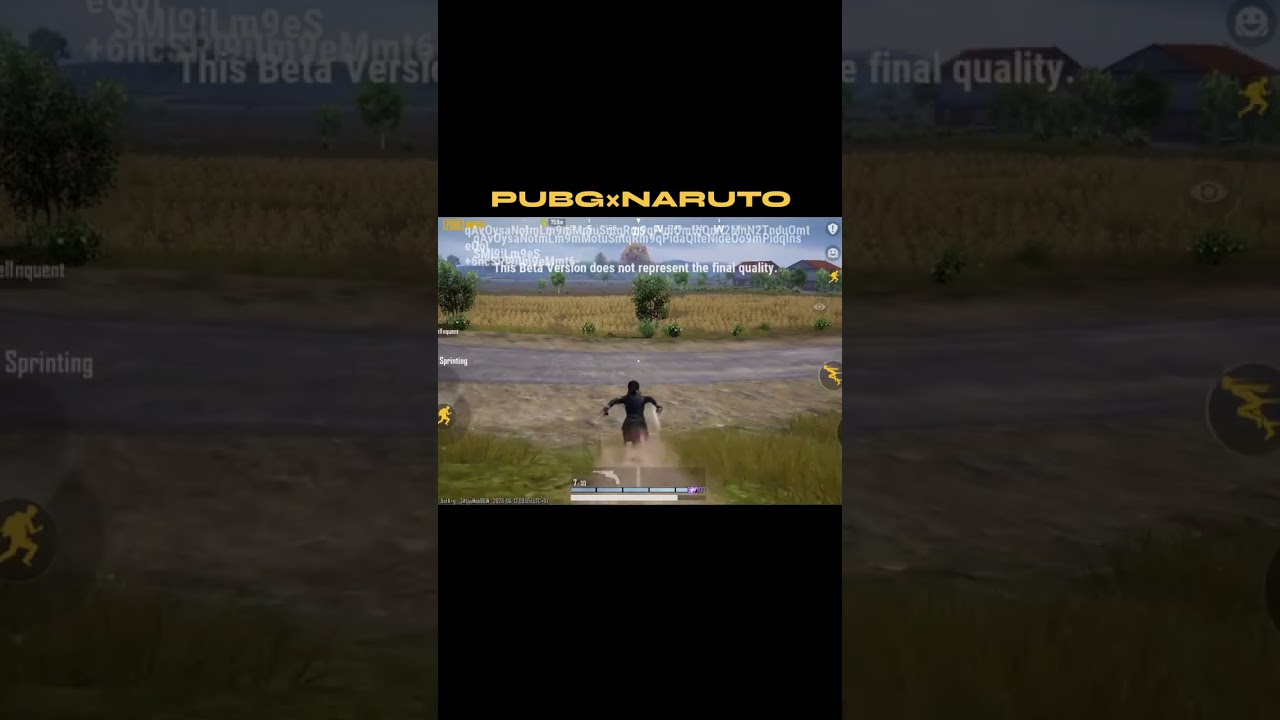 pubg action Naruto collaboration #bgmi #pubgmobile #youtubeshorts #gaming