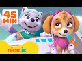 PAW Patrol Everest Rescues Skye &amp; More Adventures! w/ Chase | 45 Minute Compilation | Nick Jr.