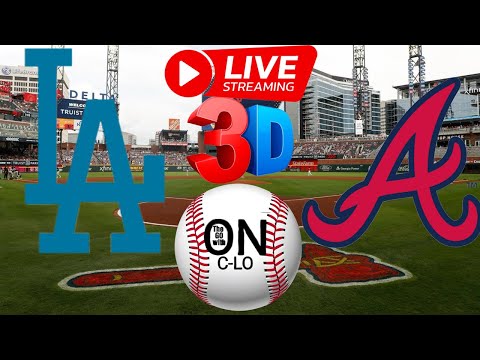 🔴Atlanta Braves vs Los Angeles Dodgers. Live MLB Baseball. Live Play by Play & 3D Presentation.