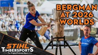 Lauren Bergman takes the STIHL TIMBERSPORTS® WORLD stage in Budapest