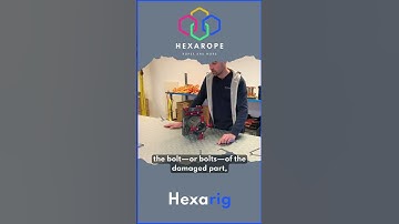 Hexarope - Hexarig exchangeable parts #climbing #treerigging #treeclimber