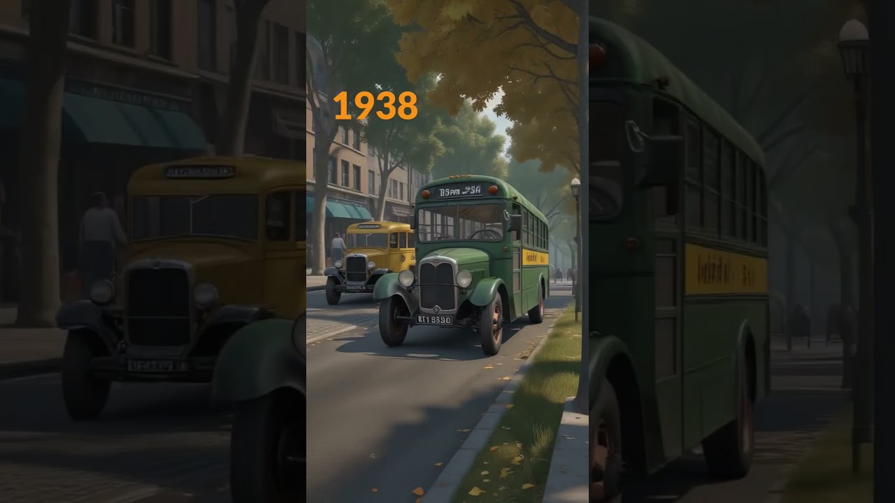 Bus Design Evolution Timelapse From 1850 to 2050 #timelapse #bus #busdriving #evolution #automobile