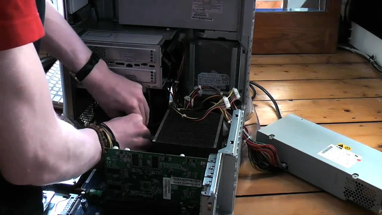 PowerMac G4 MDD Power Supply Replacement - YouTube