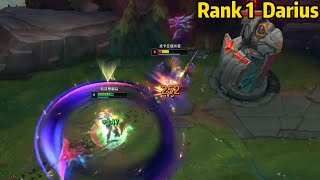 Rank 1 Darius Buffed Darius Is Too Strong