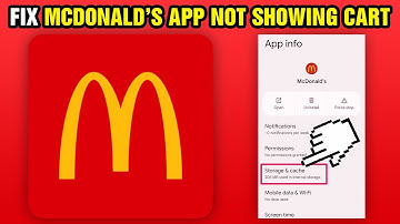 How To Fix McDonald’s App Not Showing Cart (2025)
