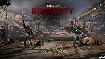 Mortal Kombat XL Triborg "Friendship Assist Smoke" Brutality