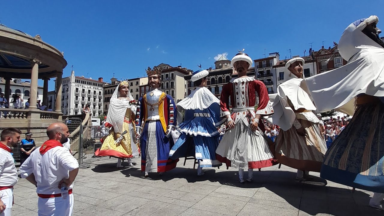 Despedida gigantes de Pamplona 2023/Iruñeko erraldoien Agurra 2023