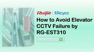 【3min-how-to】21. How to avoid elevator CCTV failure by  RG-EST310？