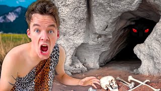 Surviving As A Caveman for 24 Hours!