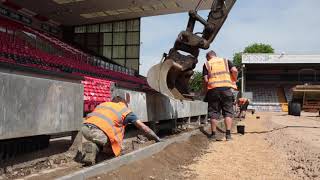 Lincoln City Football Club Pitch Construction