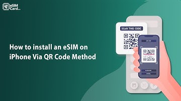eSIMCard Guide: How to install an eSIM on Iphone via the QR Code Installation Method