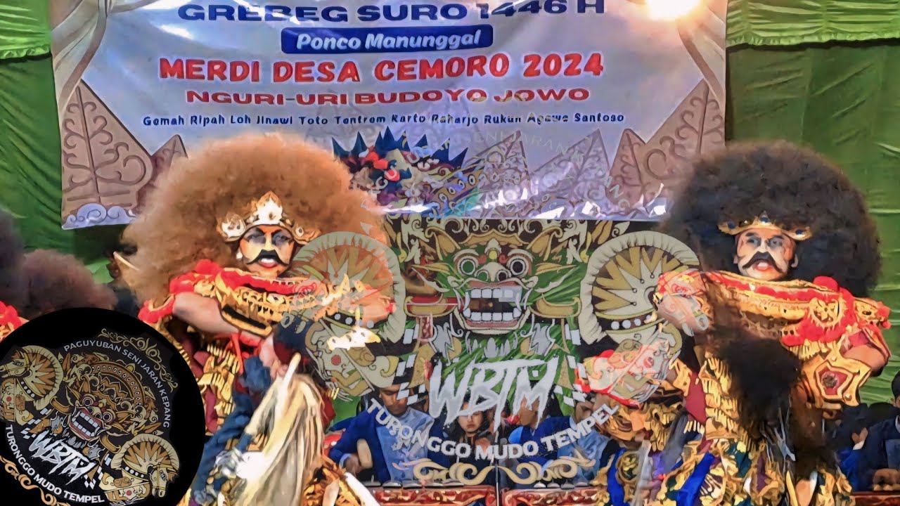 TMT TERBARU 🔥 KUDA KEPANG TURONGGO MUDO TEMPEL CEMORO | GREBEG SURA DESA CEMORO 2024
