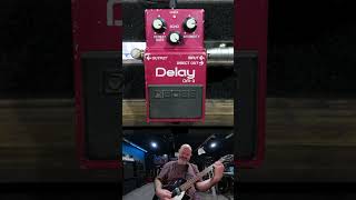 BOSS DM-3 Delay super short repeats - YouTube