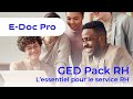 Ged pack rh  edoc pro adapt au service rh