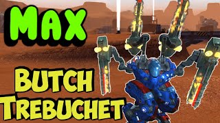 OMG! MAXED Trebuchet Butch War Robots Gameplay WR screenshot 5