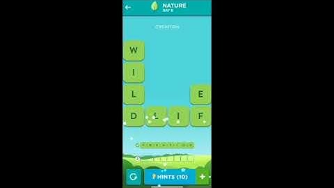 WordBrain 2 Nature Event Day 8 March 1 2021 Answers and Solutions