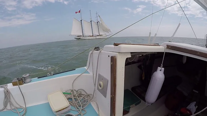 Sailing with a Tall Ship on Lake Erie