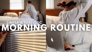 MINIMALIST MORNING ROUTINE | Realistic Healthy & Productive Habits