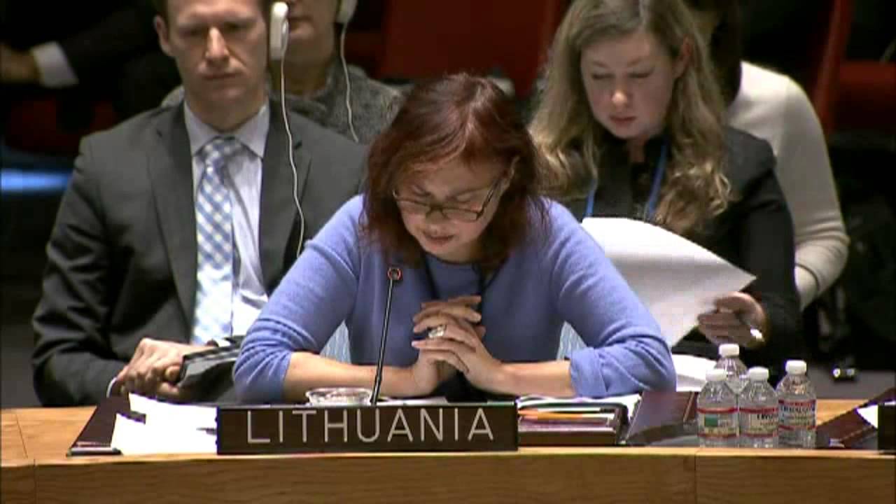 выступление Раймонды Мурмокайте (Литва) в Совбезе ООН по Украине 17.02.2015