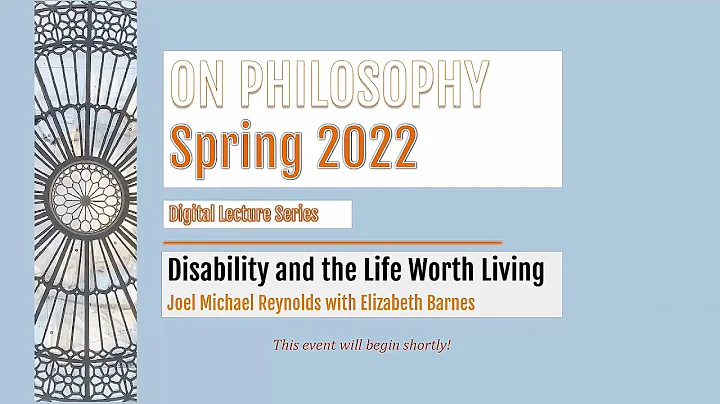 "Disability and the Life Worth Living": Joel Micha...