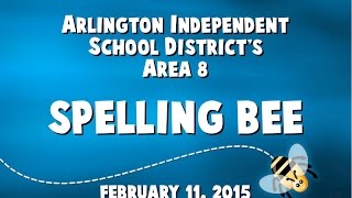 2015 Spelling Bee Area 8
