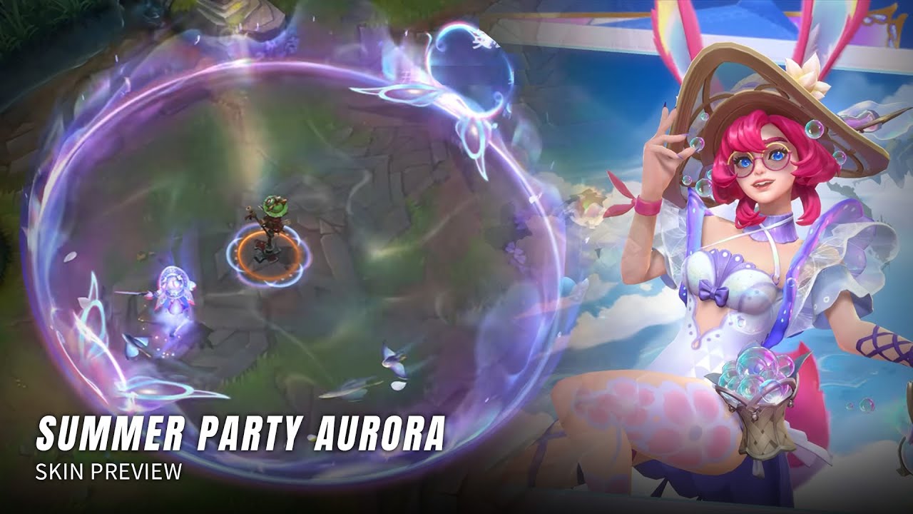 Summer Party Aurora Skin Preview - League Of Legends Wild Rift