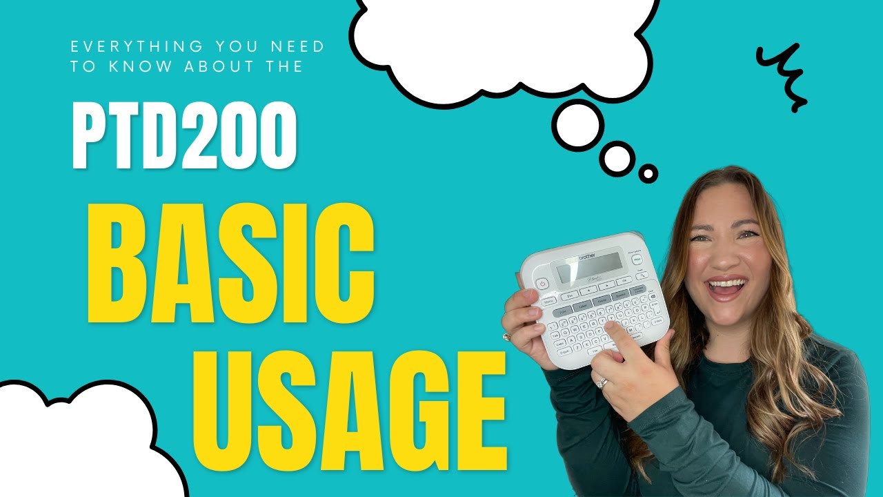 Brother PTD220 печатает несколько строк, вставляет закладки и регулирует длину этикеток для эконо...