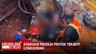 Rescue of Project Workers Trapped in Collapse