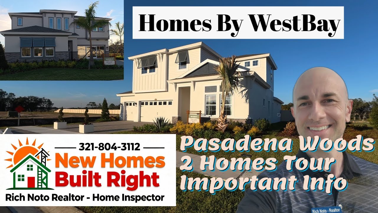 Жилой комплекс Pasadena Woods в Уэсли-Чейпел. Модели домов Maderia и Bayside от Westbay | Риелтор...