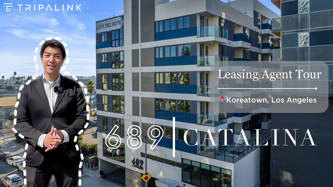 689 Catalina Apartments Leasing Agent Tour Los Angeles Koreatown
