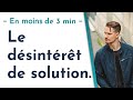 Le dsintrt de solution