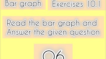 Class 5th|Mathematics|Chapter 10|Exercise 10.1|Answer the following Q using Bar graph|Data Handling
